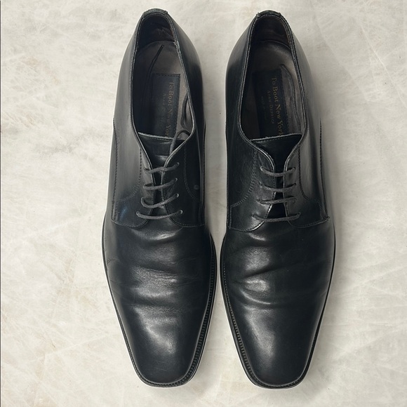 To Boot New York Black Leather Oxfords Sleek Formal Design | 13 main image 4